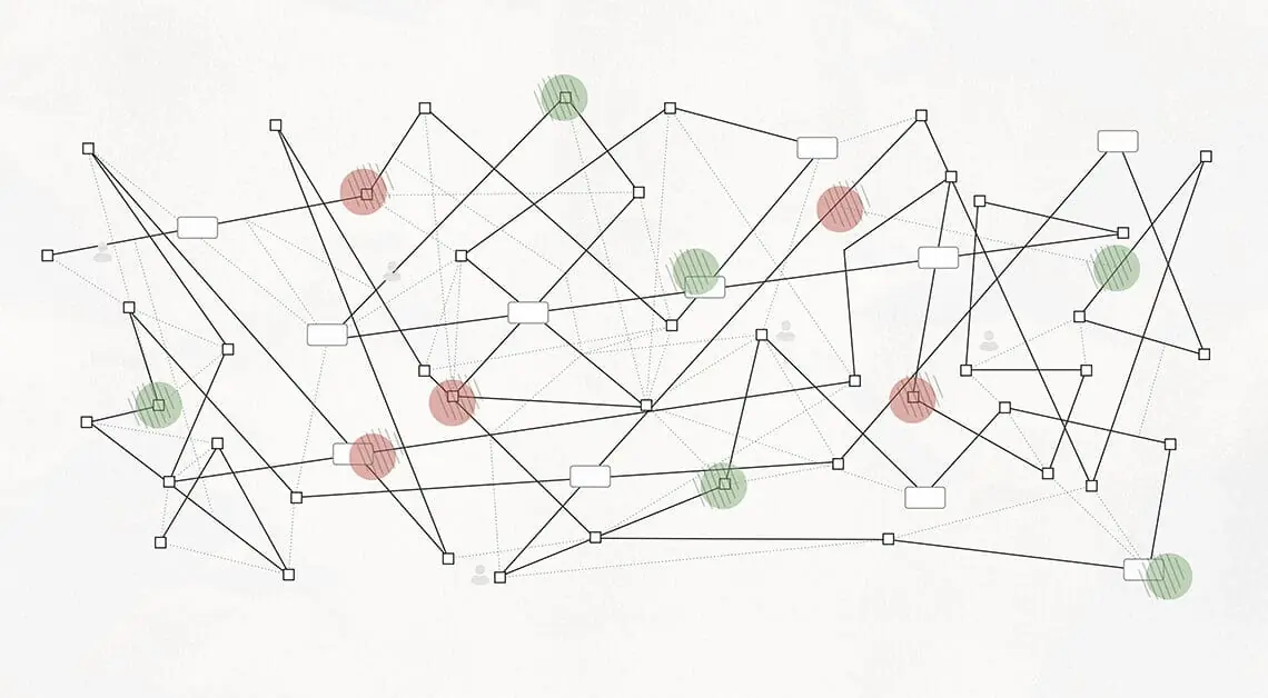 frustrating organizational chart abstract concept