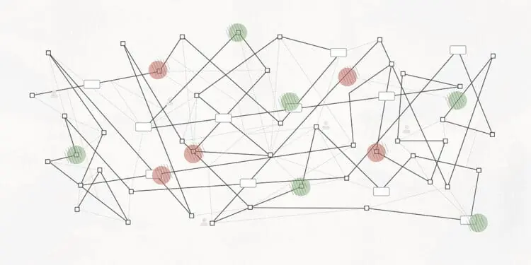 frustrating organizational chart abstract concept