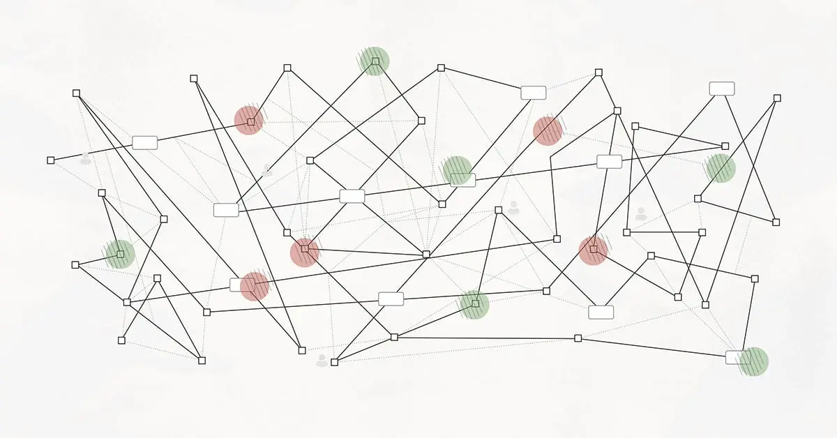 frustrating organizational chart abstract concept