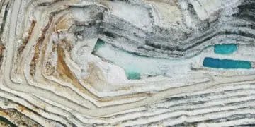 mineral mining operation