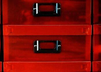 stacked boxes of paperwork