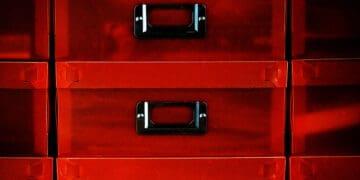 stacked boxes of paperwork