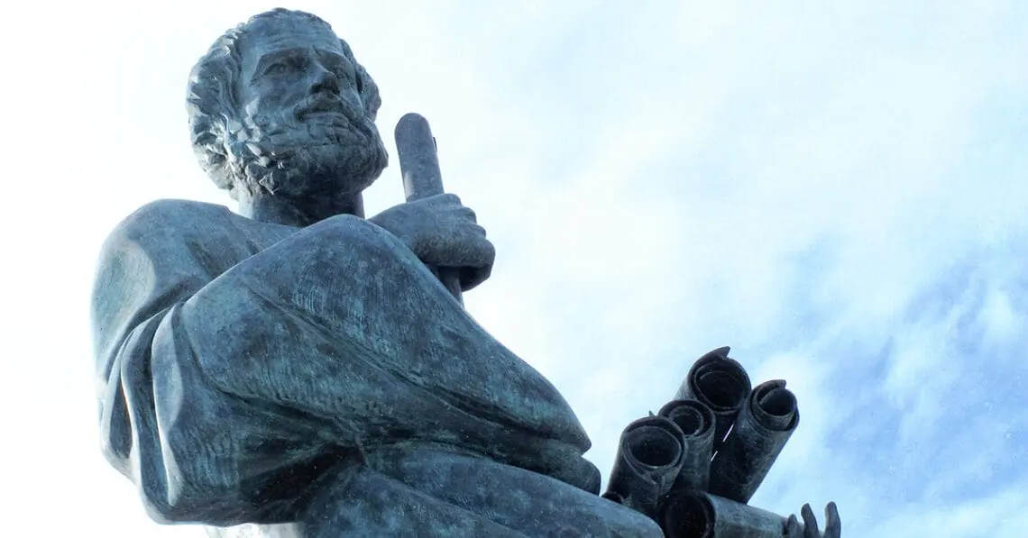 aristotle statue