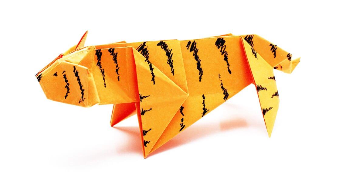 origami tiger