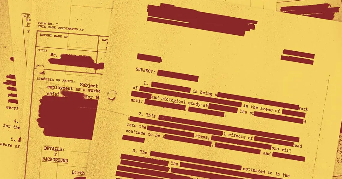 redacted words