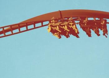 roller coaster ride upside down