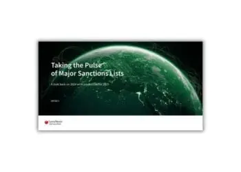 LexisNexis Sanctions Pusle 2024