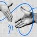 business relationship concept hands