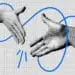 business relationship concept hands