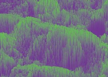data abstract green purple