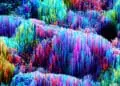 data abstract pixelated