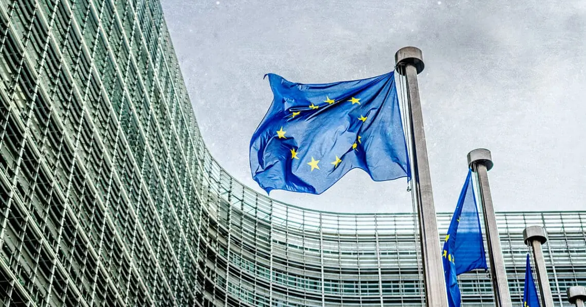 eu flags brussels