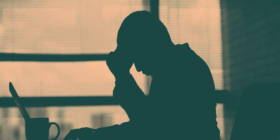 stress at work concept