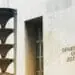 doj sign and sculpture
