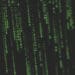 matrix numbers cybersecurity concept