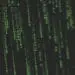 matrix numbers cybersecurity concept