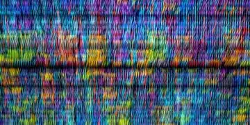 abstract obscured data colorful