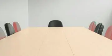 board of directors meeting table