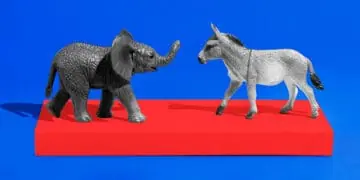 elephant vs donkey