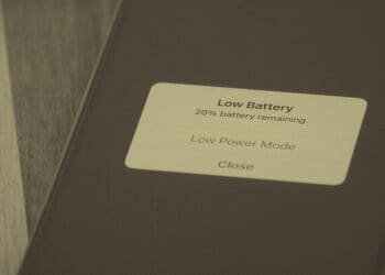 low battery on iphone warning