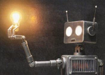 robot nurturing a good idea