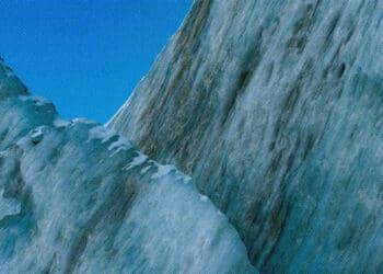 slippery slope ice mountain