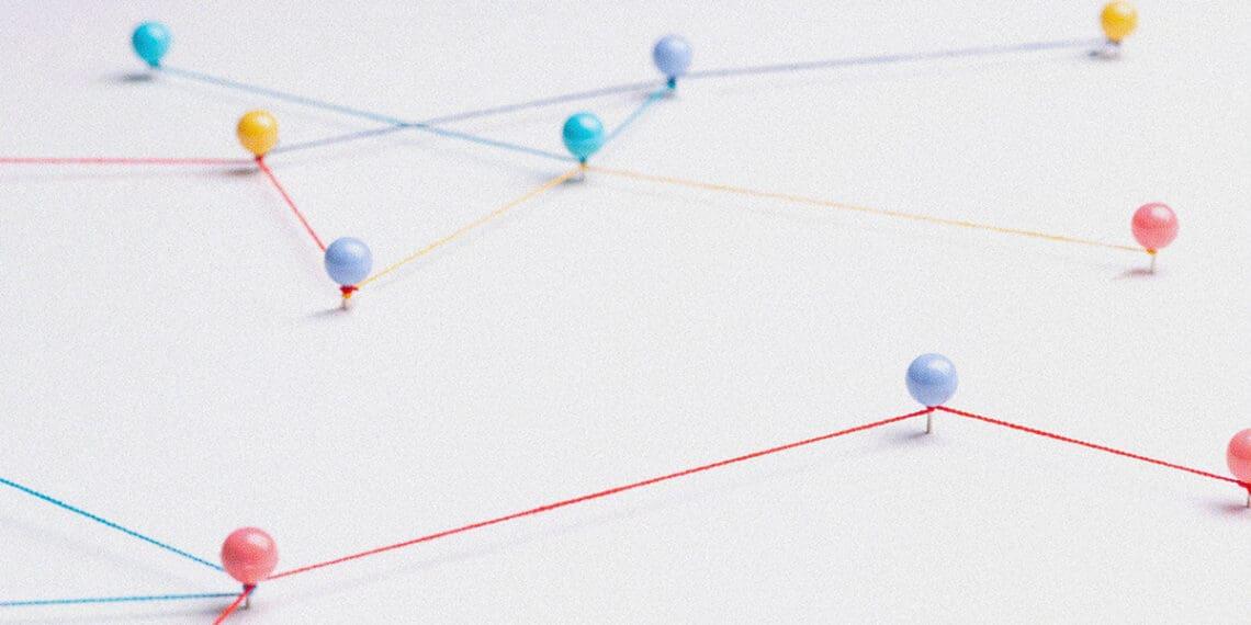 connecting dots with string