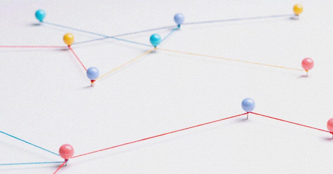 connecting dots with string