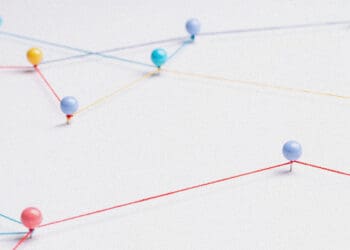 connecting dots with string