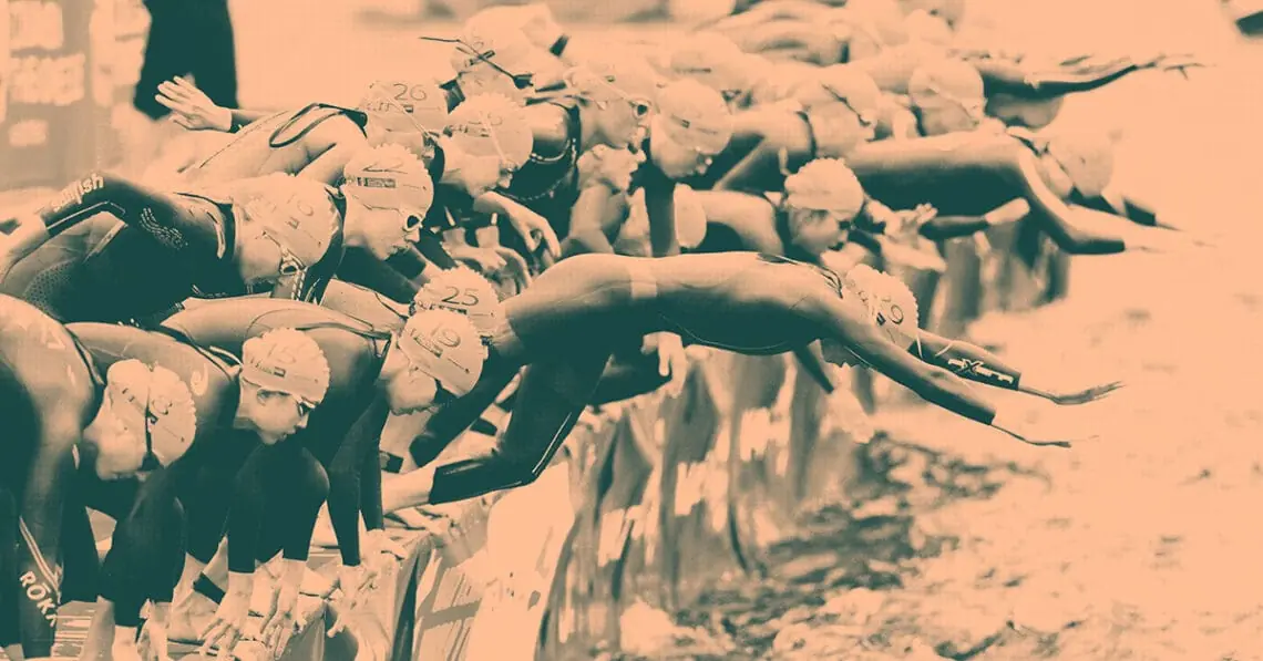 divers getting head start