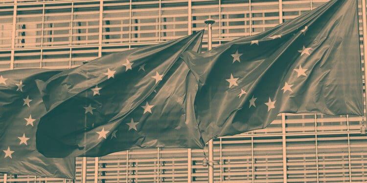 eu flags flying