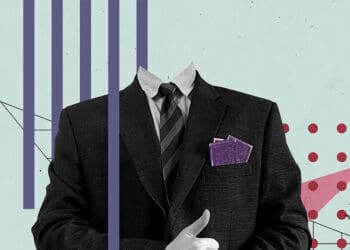 leadership concept empty suit