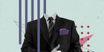 leadership concept empty suit