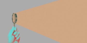 looking back through looking glass