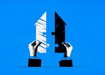 path forward digital collage concept