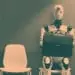 robot waiting for job interview