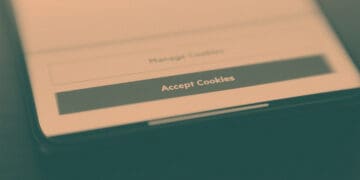 accept cookies on website popup