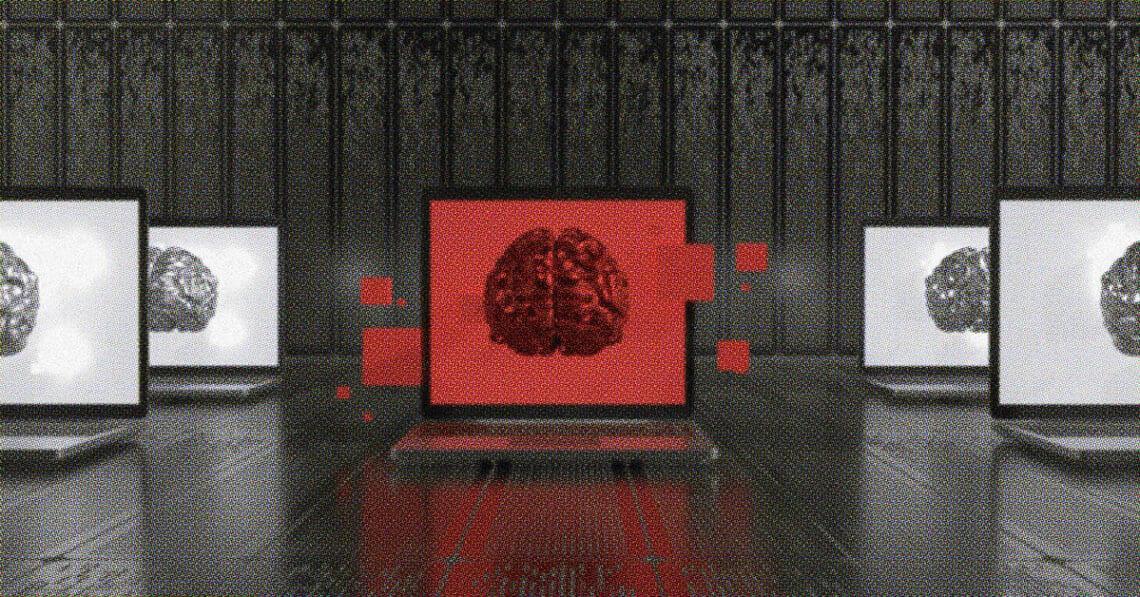 ai concept computers in large room