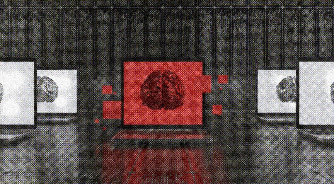 ai concept computers in large room