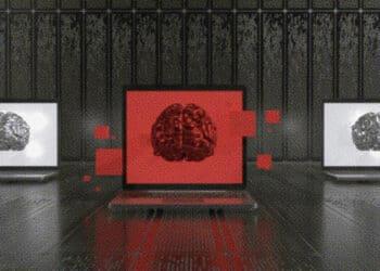 ai concept computers in large room