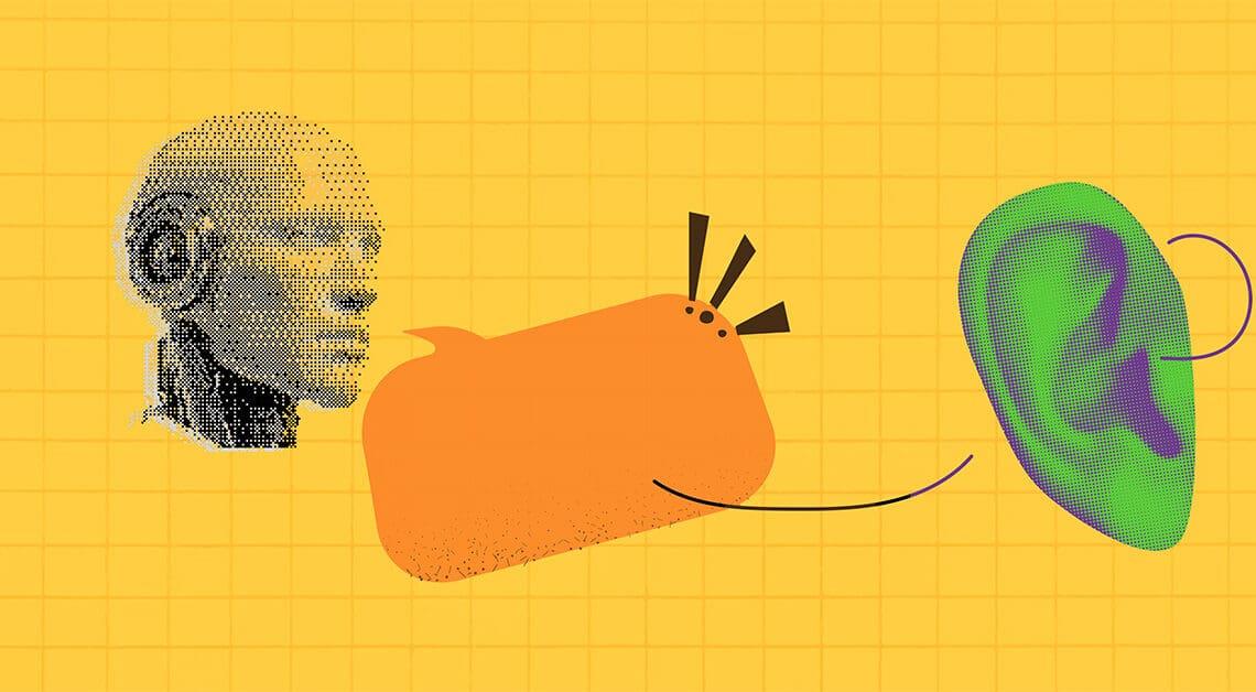 ai whistleblower concept machine speaking