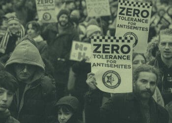 antisemitism protest in uk