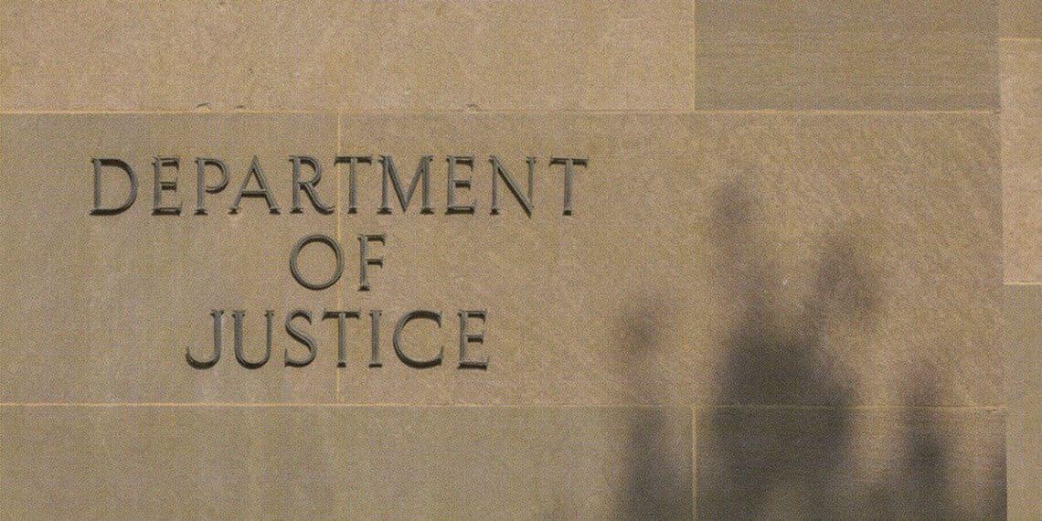 doj building sign