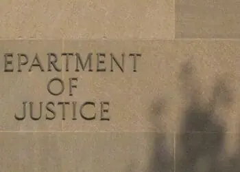 doj building sign