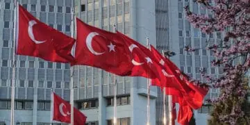 turkish national flags