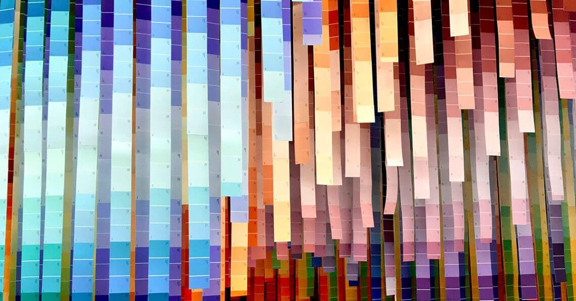 paint samples diversity concept