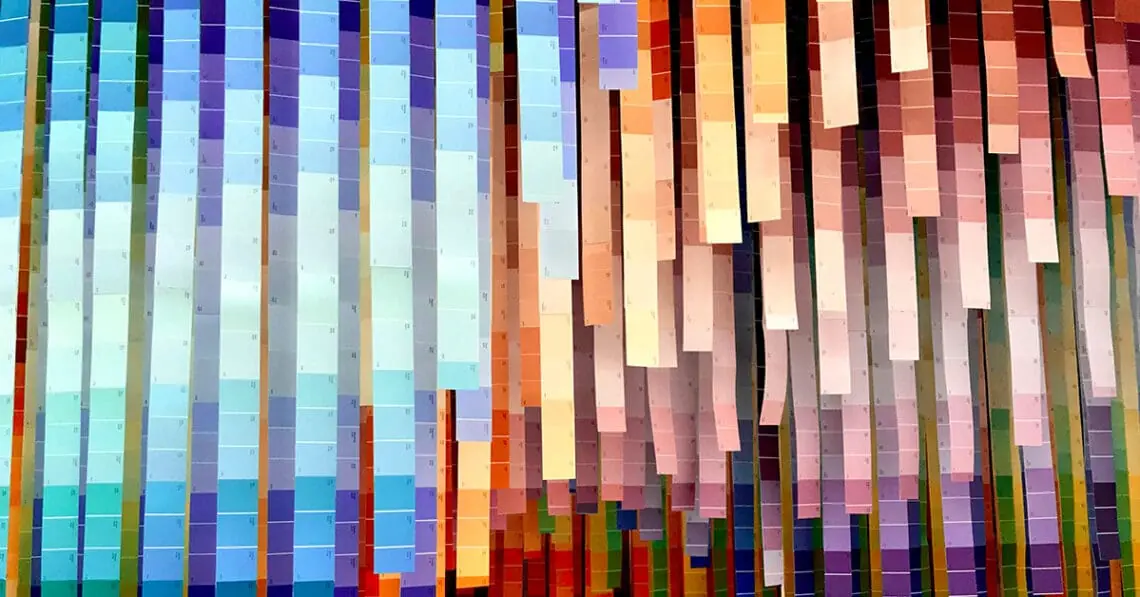 paint samples diversity concept