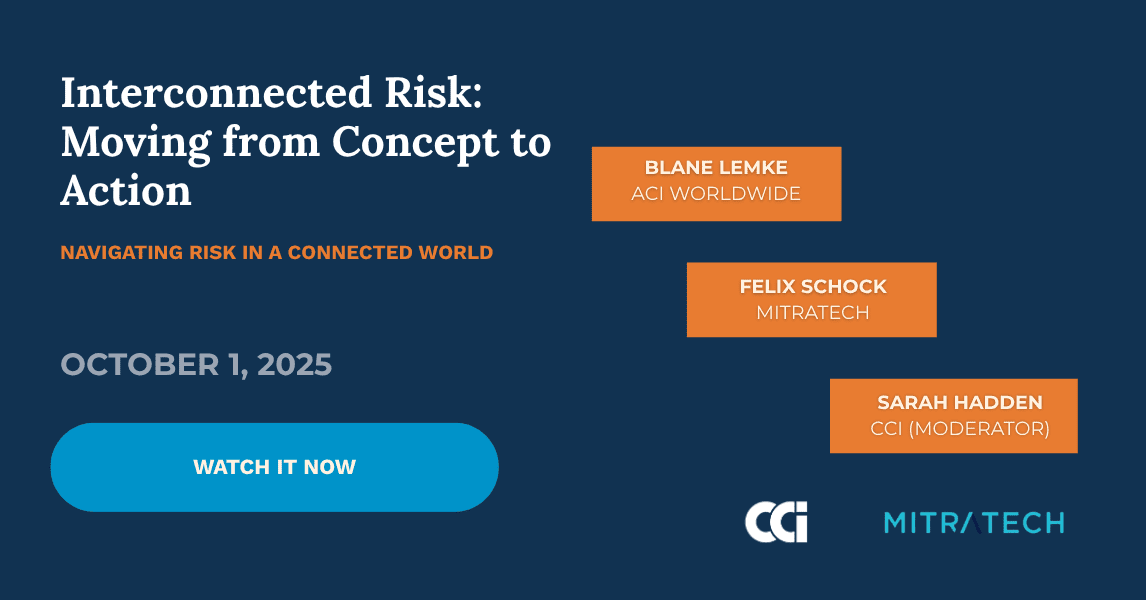Interconnected Risk Moving from Concept to Action