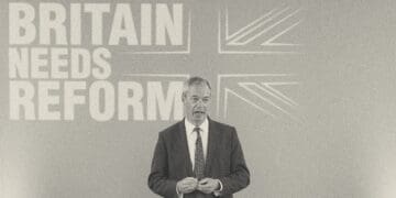 UK Reform Party leader Nigel Farage