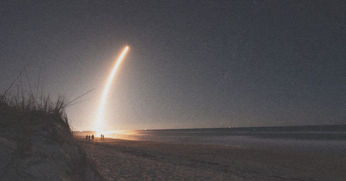 commercial rocket launch